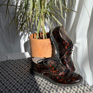 Cole Haan Zero Grand Tortoise Patent Leather Shoes